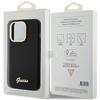 Guess Guhcp15Xsmbslk Iphone 15 Pro Max 6.7 Czarny/Black Hardcase Silikonowy Skrypt Metalowe Logo I Ramka