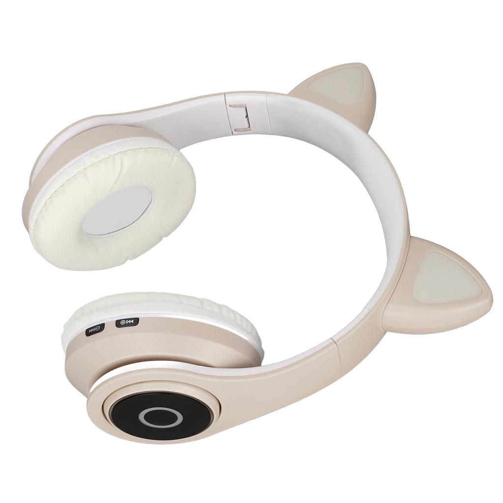 LXB39A Cat Ear Bluetooth Headset Cute Adjustable Bass Portable Wireless Bluetooth Headset with