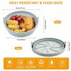 2Pcs Silicone Mould for Hot Air Fryer Foldable Air Fryer Silicone Pots Reusable Non-Stick Air Fryer Silicone Mould