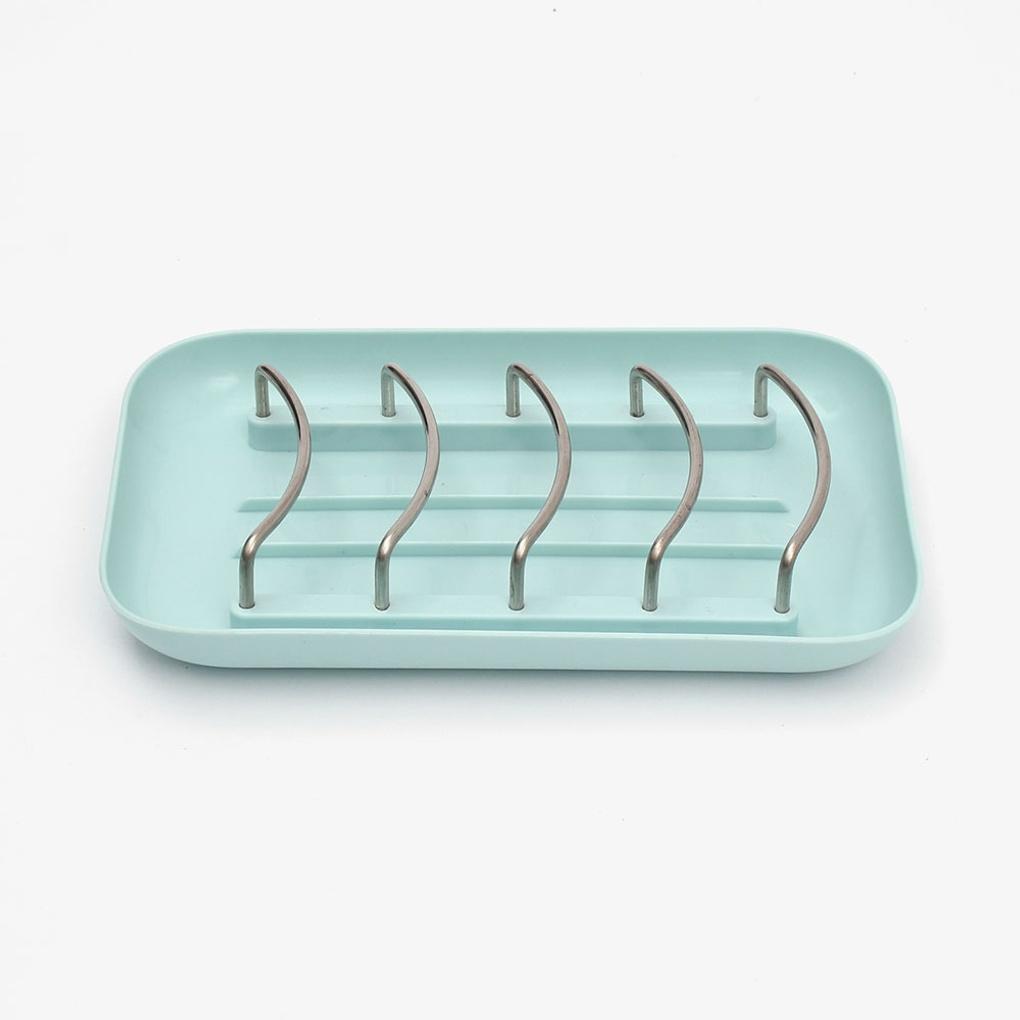 Fine Home Mini Dish Drying Rack (Blue) Small Plate Rack