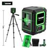 High-Precision Mini Green Laser Level: 2-Line, Outdoor Visible, Strong Infrared Light Marker