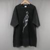 The Weeknd Silver Girl Statue Washed Vintage T-Shirt Hajime Sorayama Pop RapHeavyWeight Cotton Tee Men T Shirt New Tshirt Womens