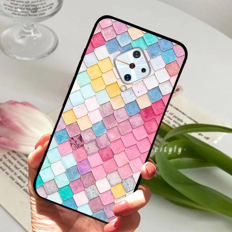 For Vivo V17 Case Cover S1 Pro Silicone Soft Painted Phone Case for VIVO 1920 V17 Russia Case TPU Bumper for vivoV17 V 17 s1Pro