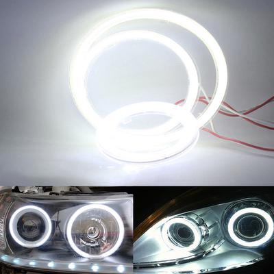Weiß Cob Smd Angel Eyes Auto Led Nebel Licht Ring Drl Scheinwerfer Lampe Dekoration