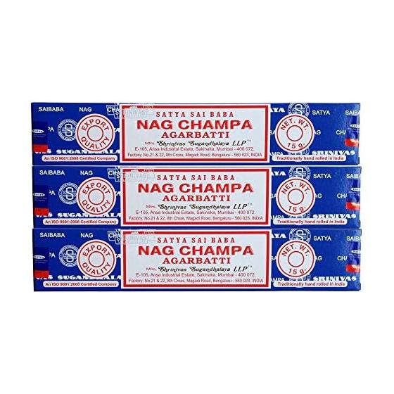 MAXZIQF You International SATYA Saibanagu Champa 15 г Набор из 3 шт.