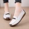 Fashion New plus size women's 100% cowhide leather shoes Soft soles comfortable women's shoes comfortable sneakers