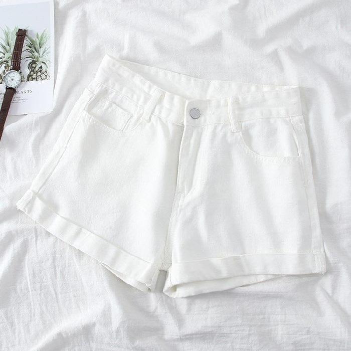 2026 Mingxin wide-leg denim shorts women's loose summer 2026 new high waist and thin versatile a word student trend