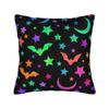 Halloween Bat Cartoon Pillowcase Printing Cushion Cover Decoration  Pillow Case Cover Bedroom Zipper
