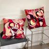 1pc Hazbin Pillow Case Square Bedroom Sofa Leisure Comfort Cushion Car Living Room Home Decoration