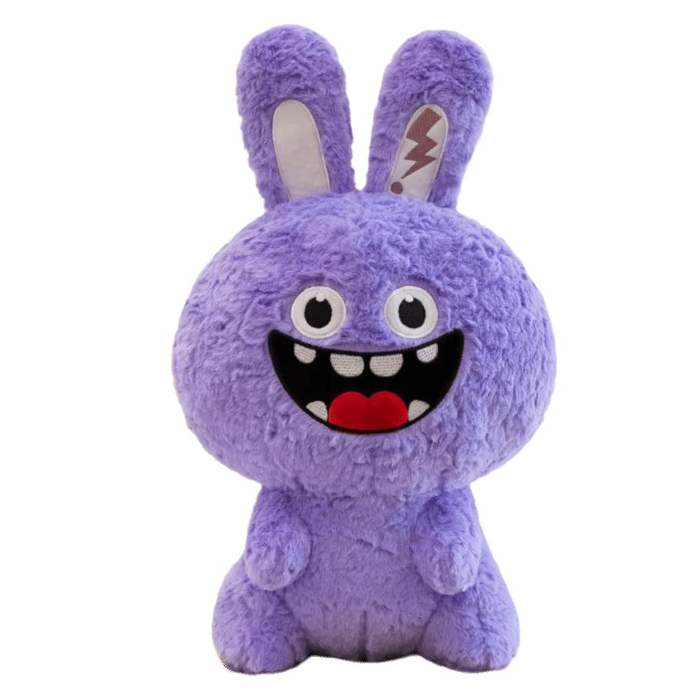 Soothing Cute Bunny Doll Adorable Hugging Companion Perfect Present Rabbit Plush Toy  Home Decor 30cm фиолетовый