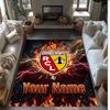 Racing Club de Lens Bedruckter Kristall-Samt-Teppich Rutschfester Kristall-Samt-Teppich Für Sofa Schlafzimmer Innenbereich Heimdekoration