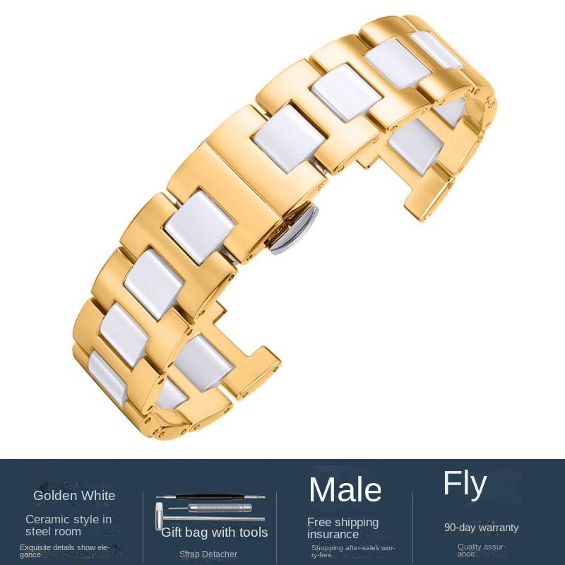 

Високоякісний керамічний ремінець для годинників GC Guess Rossini MK 20*11мм 18*10мм 16*8мм Чоловічий Жіночий Ремінець Аксесуари для годинників 16-10.5mm