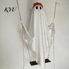 Outdoor Halloween Atmosphere Lights Decorations Indoor, IP44 Waterproof Light Up Hanging Swing Cute Ghost Decoration, DIY Party Props Standing