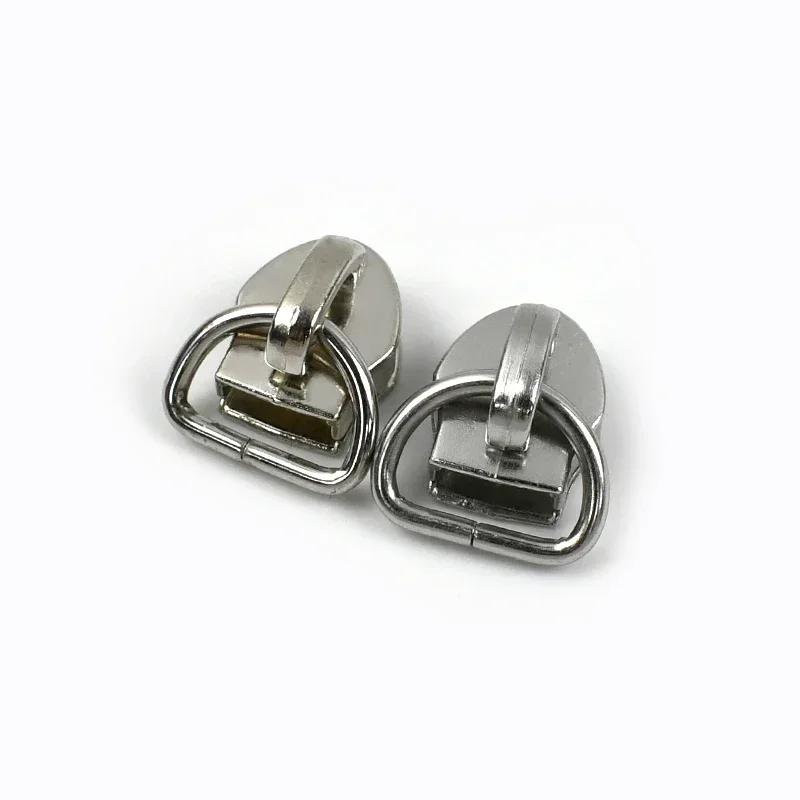 5-30Pcs Meetee 5# Nylon Zipper Puller Down Jackets Bags Zippers Sliders Garment Zips Head Repair Kits DIY Sewing Accessories