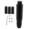 Versatile Car Auto Shift Knob With Push Button, Transmission Gear Stick Shifter Head For Most Automatic Vehicle (Black)