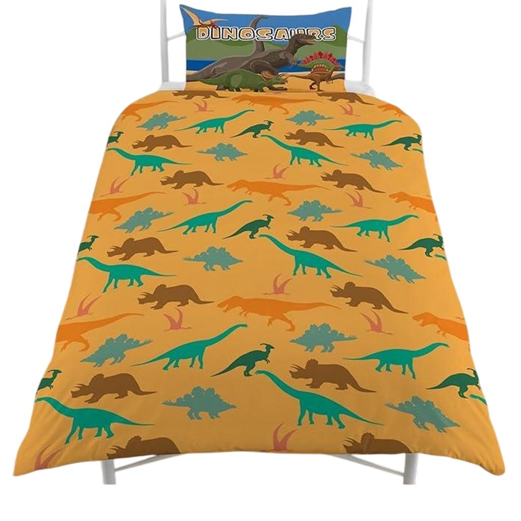 Floso Dino Herd Reversible Duvet Set