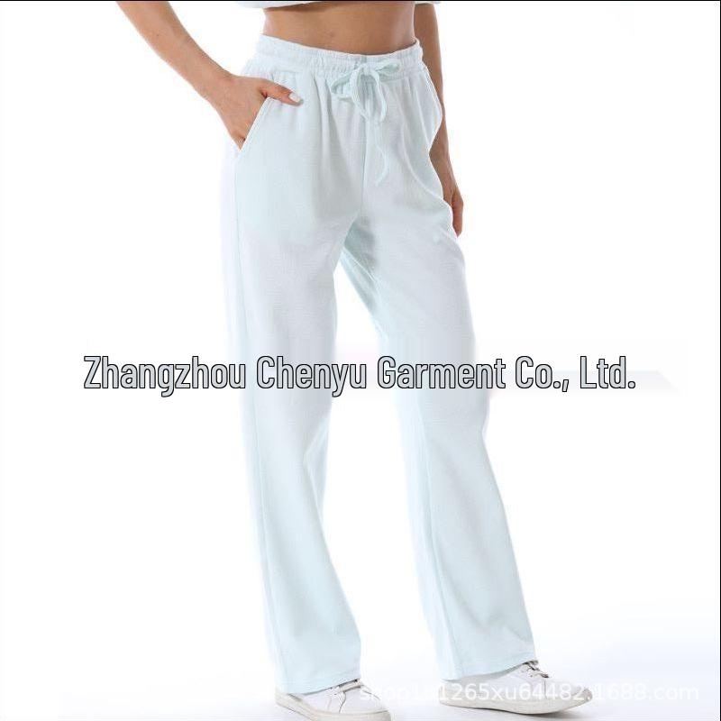 Maternity Fashion Spring/Autumn Two-Piece: Breastfeeding-Friendly Sweatshirt & Wide-Leg Pants Set for 2025