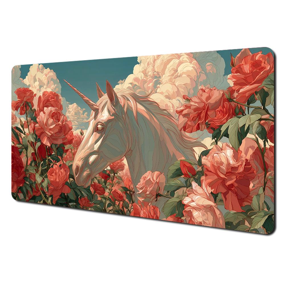Fantasy Universe Starry Dragon gaming Mouse Pad Desk Mat Stitched Edge Durable NonSlip Gaming pad office rug Computer mousepads