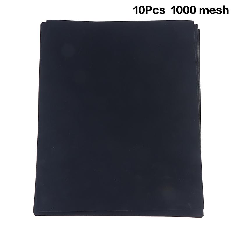 10Pcs Sandpaper 60-2000 Wet And Dry Dual-Use Car Wood Grinding And Polishing Resistant Silicon Carbide Water Sandpaper
