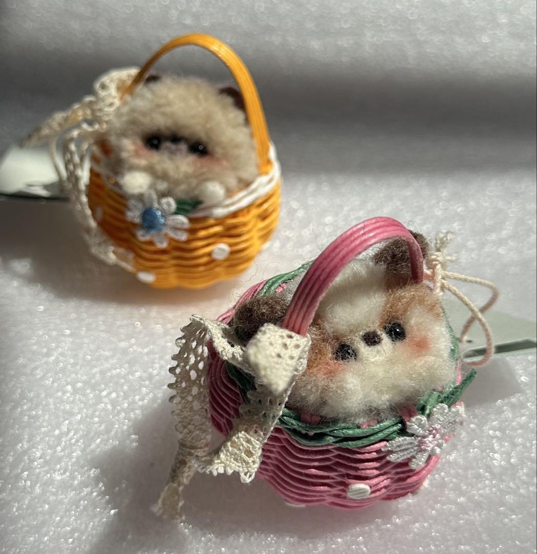 

[USED] fuwari Artist Dog Teddy Bear Handmade Plush Wool Embroidery