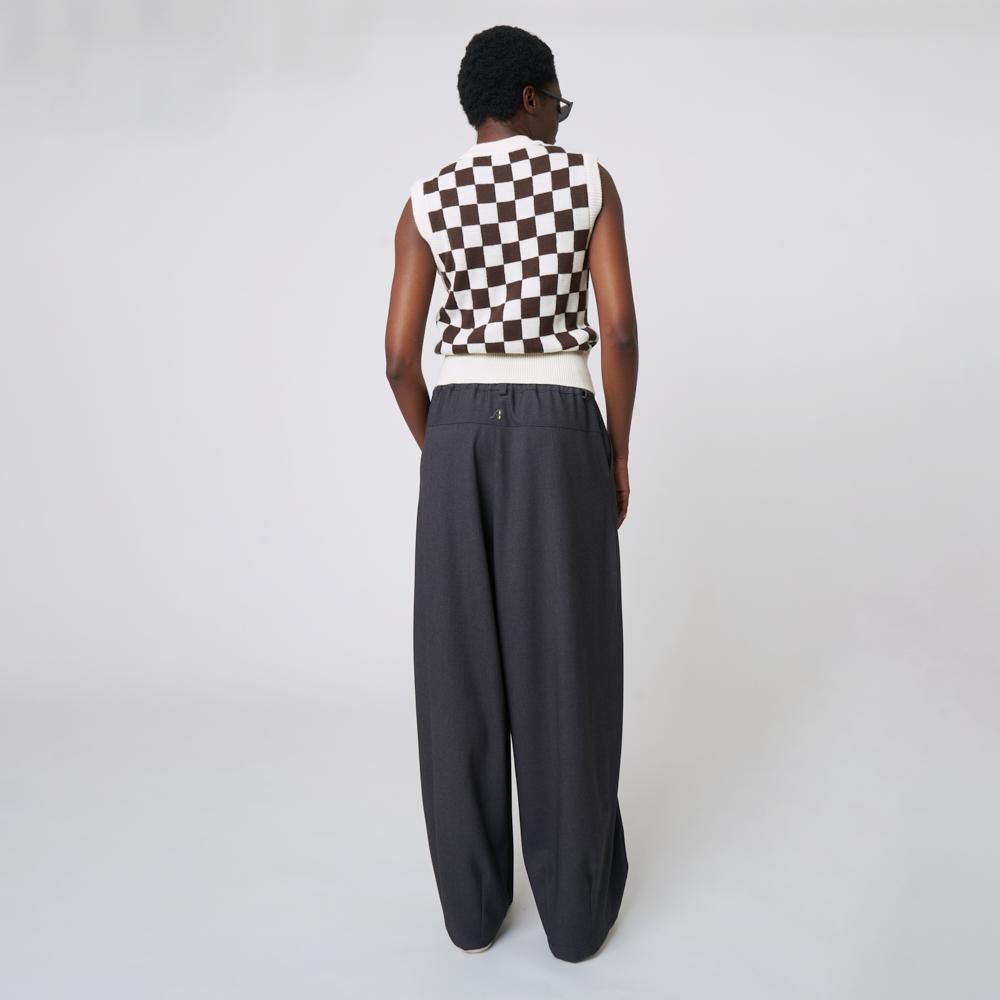 ATHPLATFORM Au42Pt07 Classic Wide Pants_Melange Gray