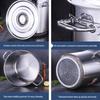 BAILOCK Stainless Steel Energy-Saving Bucket with Lid