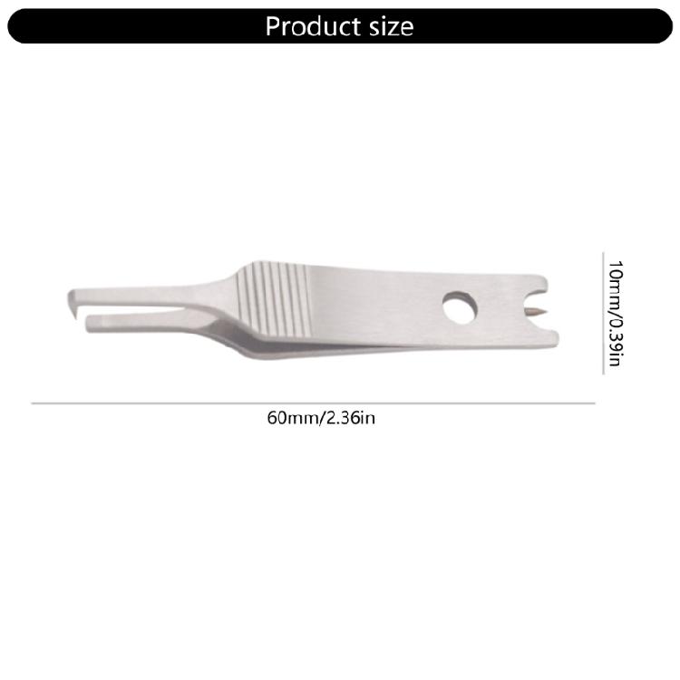 Double Opening Pliers Fishing Line Pliers Fishing Tackle Accessories Fishing Line Tweezers Split Rings Opener Tool