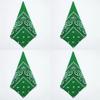 1/4/6pcs Paisley Bandana Printed Square Scarves Wristband Hair Band Neck Scarf Headwear Handkerchief Unisex Fashion Head Square