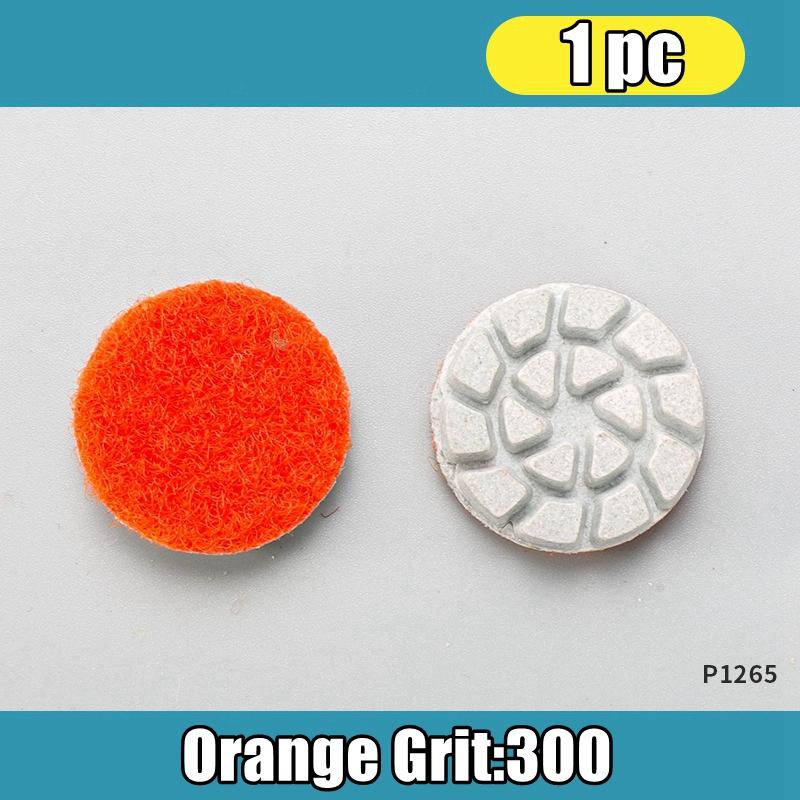 25mm Mini Diamond Polishing Pads Marble Granite Gemstone Grinding Wheel Fine Polishing Flexible Resin Sanding Disc Self-adhesive