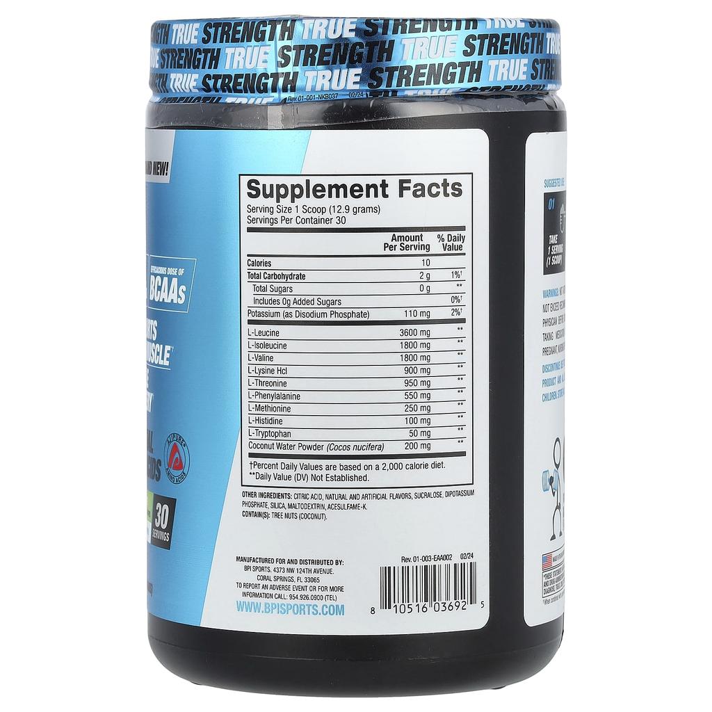 BPI Sports Najlepsze EAA™, Kwaśna Moc, 13,6 oz (387 gr)