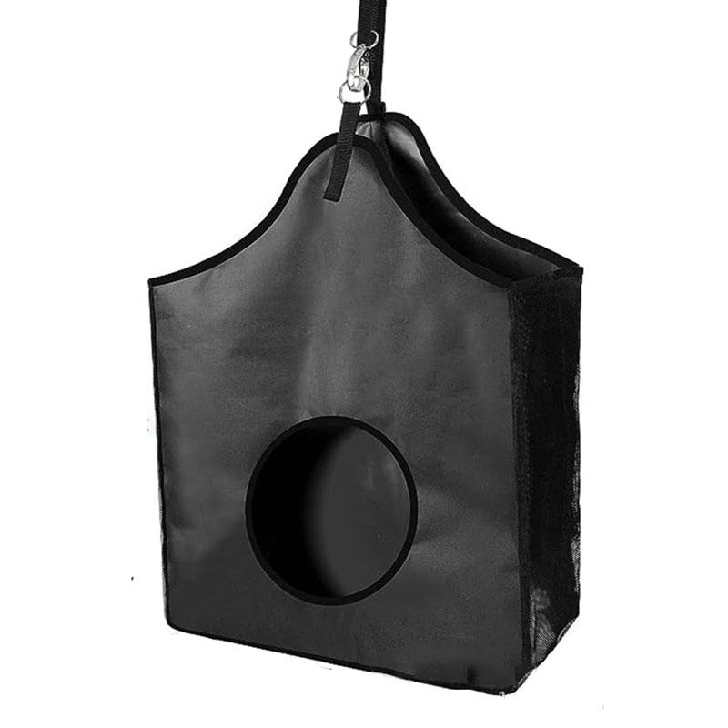 

1 шт. - Мешок для сена для лошадей большой вместимости, сумка-тоут для медленного кормления лошадей, мешок для хранения корма для сена для коз чёрный