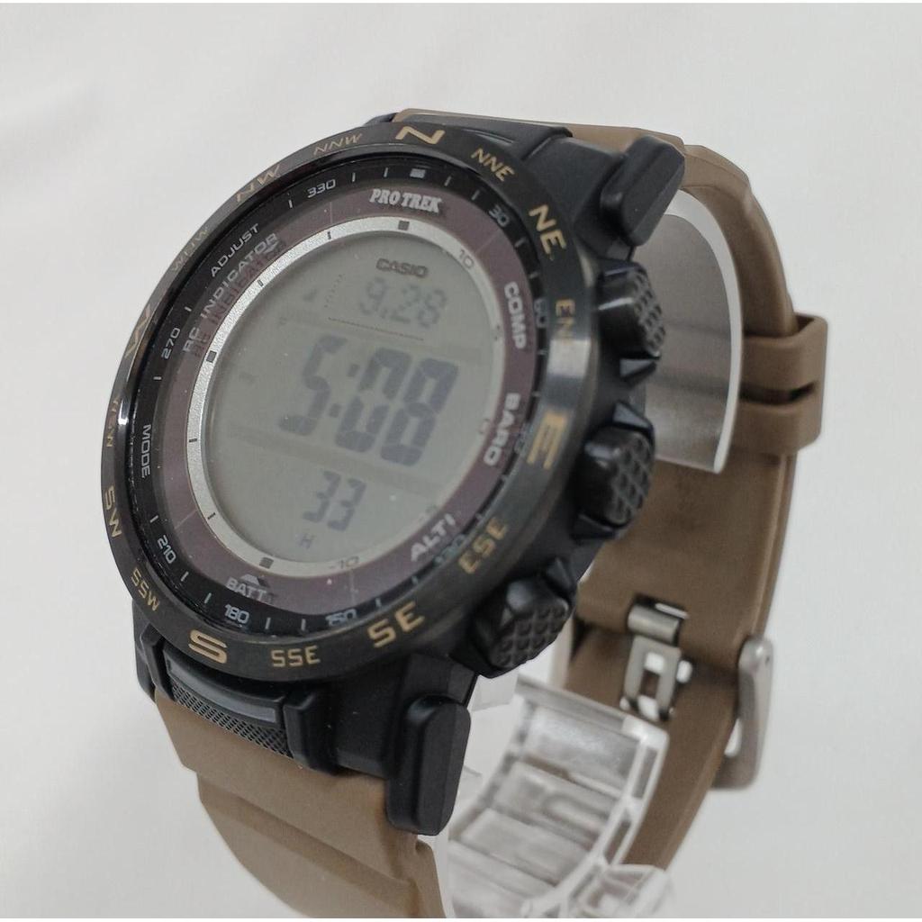 Used CASIO PRW-35LD-5JF PRO TREK Solar Radio Watch