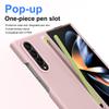 For Samsung Galaxy Z Fold4 5G Case Hard PC Phone Cover with Tempered Glass Film and Stylus