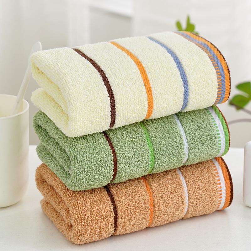Thickened Water-Absorbent Soft Face Wash Towel - Solid Color