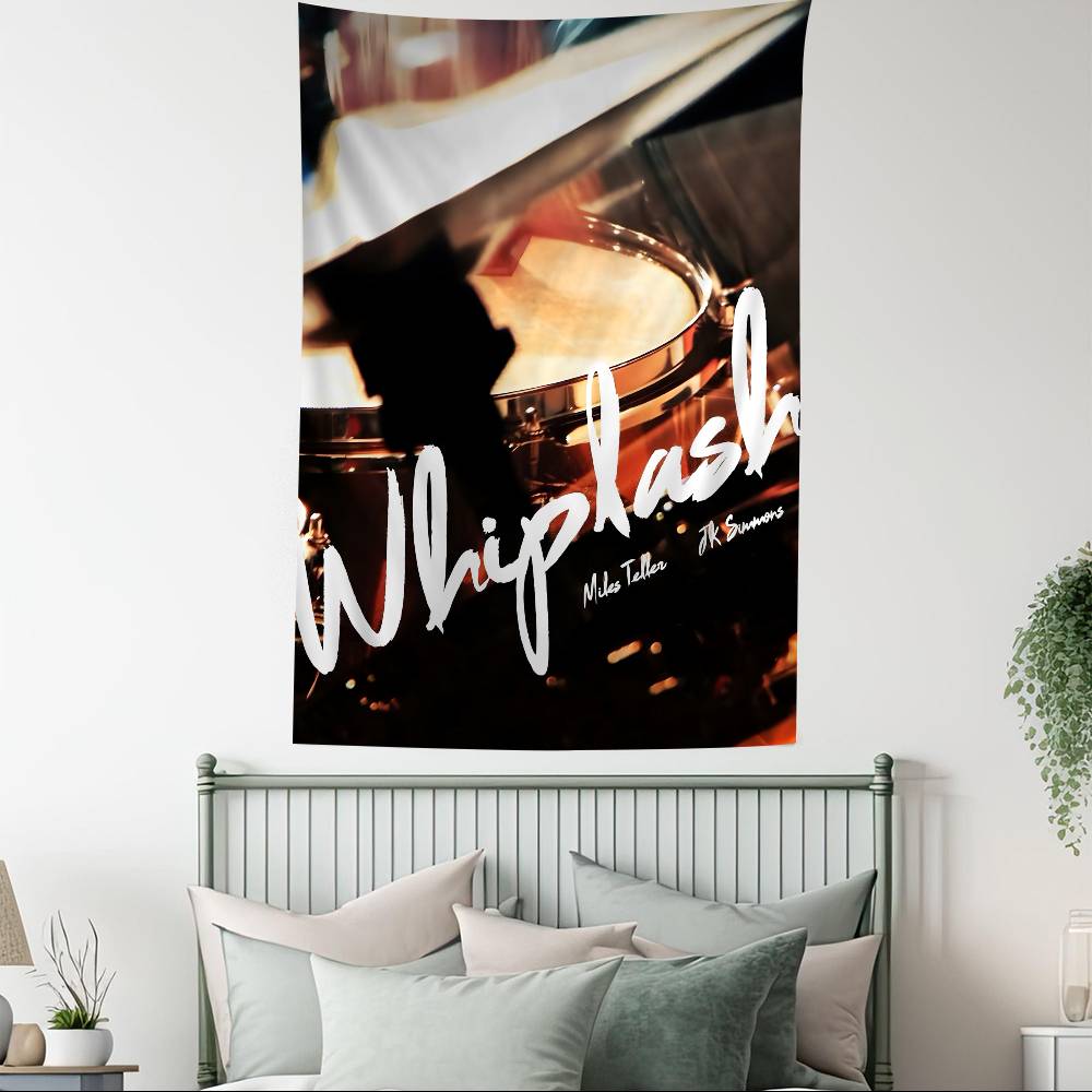 Classic Whiplash Movie Colorful Tapestry Wall Hanging Hippie Flower Wall Carpets Dorm Decor Wall Art Decor