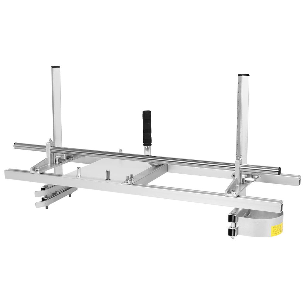 36inch Steel Portable Chainsaw Mill 0.5-12in Cut Thickness Lumber Cross Cutting Guide Chain Saw for Builders and Woodworkers
