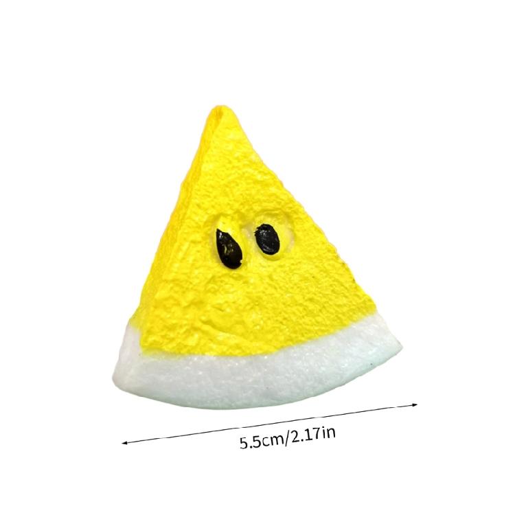 Pack Of 10 Sealant Artificial Greenmelon Slices Realistic Pretended Fruit Bedeck For Experiences Photography Displays