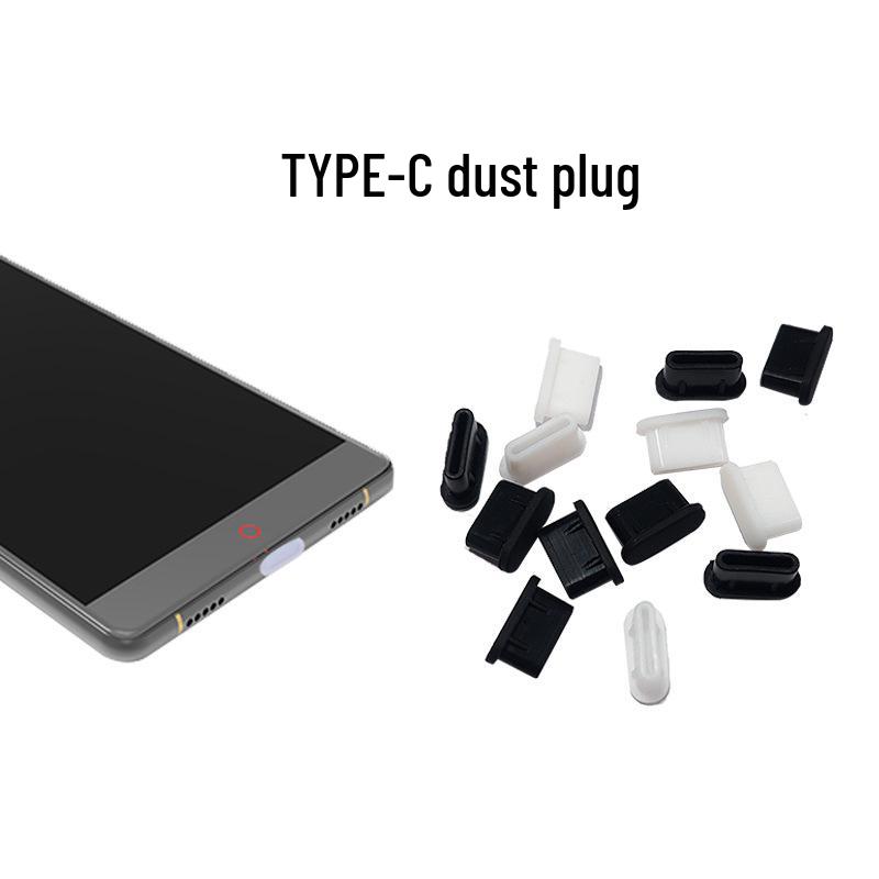 Weicher Silikon Typ-C Staubschutzstecker - Anti-Oxidations-Silikonabdeckung für Handy-Datenanschluss