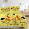 3pcs Pikachu Costume Duvet Cover Set, 1 Duvet Cover + 2 Pillowcases (No Insert), High-Definition Print, Home & Dorm Set yy251208081
