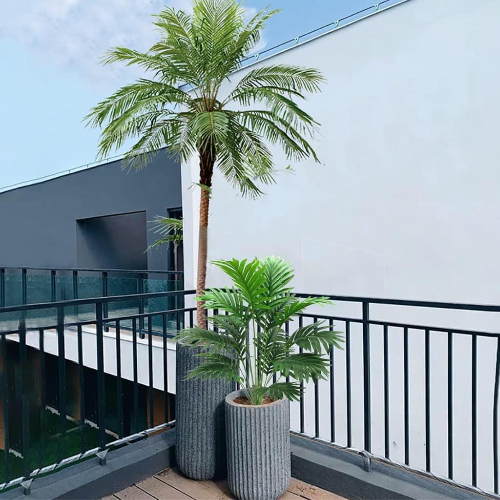 Beebel 30" Artificial Palm Plants Leaves Tropical Greenery Bush Imitation Faux Fake Palm Tree Leaf for Home Kitchen Party Flowers Arrangement Wedding