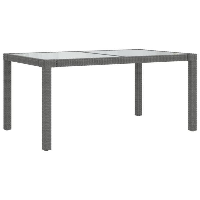 Maison Exclusive - Ensemble à manger d'extérieur 5pcs coussins résine tressée gris