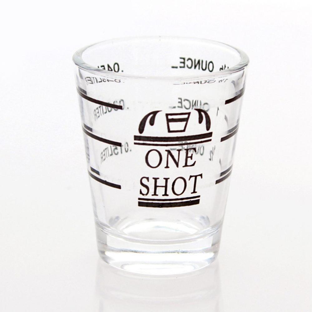 Espresso with Scale Bar Accessories Heat-resistant Measuring Cup Jigger Bartender Tools Shot Glass