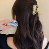 1Pcs New Punk Hair Claw Clip Metal Glossy Barrettes Hairpin Irregular Shell Shark Clip Hair Accessories