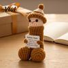 Emotional Support Gift for Family Handmade Crochet Ornament, Funny Positive Desk Buddy, Cute Festive Ornament Figurine, Keepsake Friends
