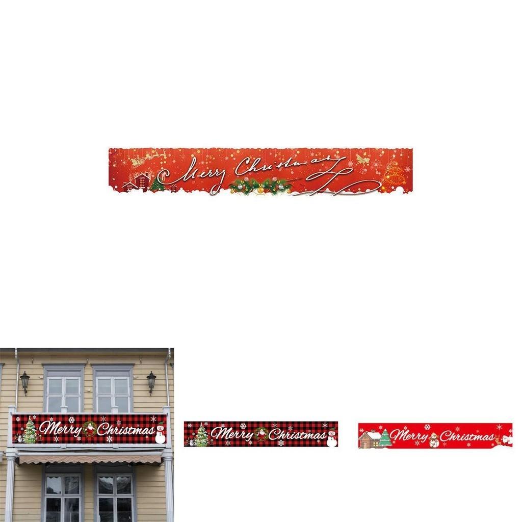 Steaguri Vibrante de Crăciun Pentru Decorațiuni Festive Bannere din Poliester în Formă Pătrată