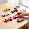 Diy Girl Alloy Travel Rv Set With Inclined Ramp And Trailer For Kids Play