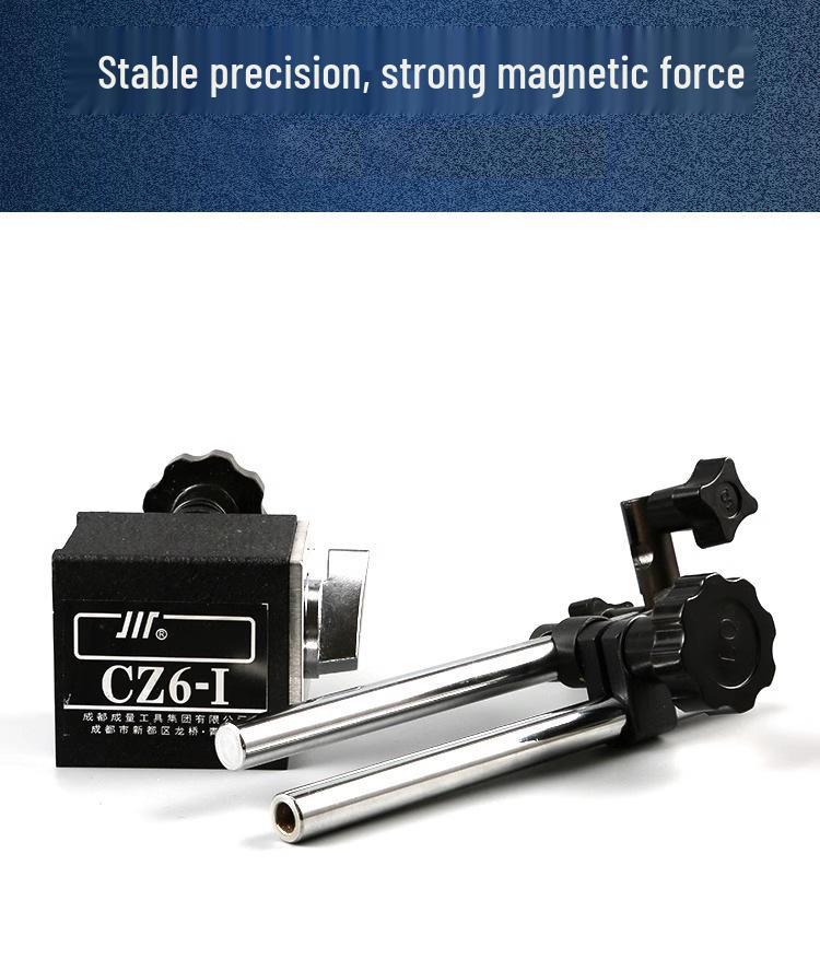 Double Rod Magnetic Dial Indicator Stand with Fine Adjustment