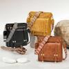 Women's Shoulder Bag Large Capacity Multi-Pocket Bucket Bag Commuter Crossbody Bag