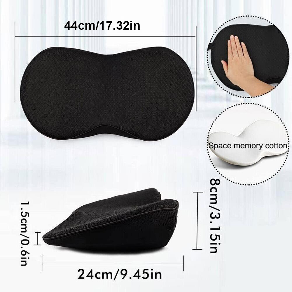 Driver Breathable Seat Pad Multifunctional Car Seat Cushion Memory Foam Buttocks Seat Cushion Summer Breathable Non-Slip Car Pad