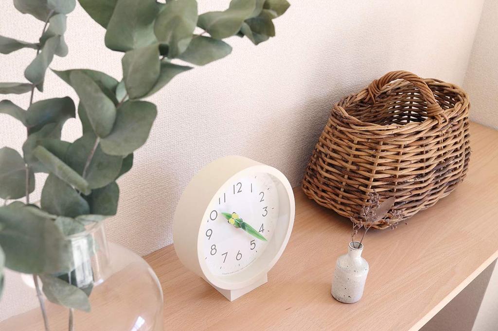 Lemnos Analog Wall/Table Clock Mini Perch Clock (Monki Lemnos) SUR20-06